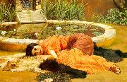 John William Godward Dolce Far Niente oil on canvas